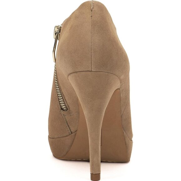 Vince Camuto Women's Tortilla Suede Closed Pointed Toe High Heel Elvin Bootie - Picture 3 of 8